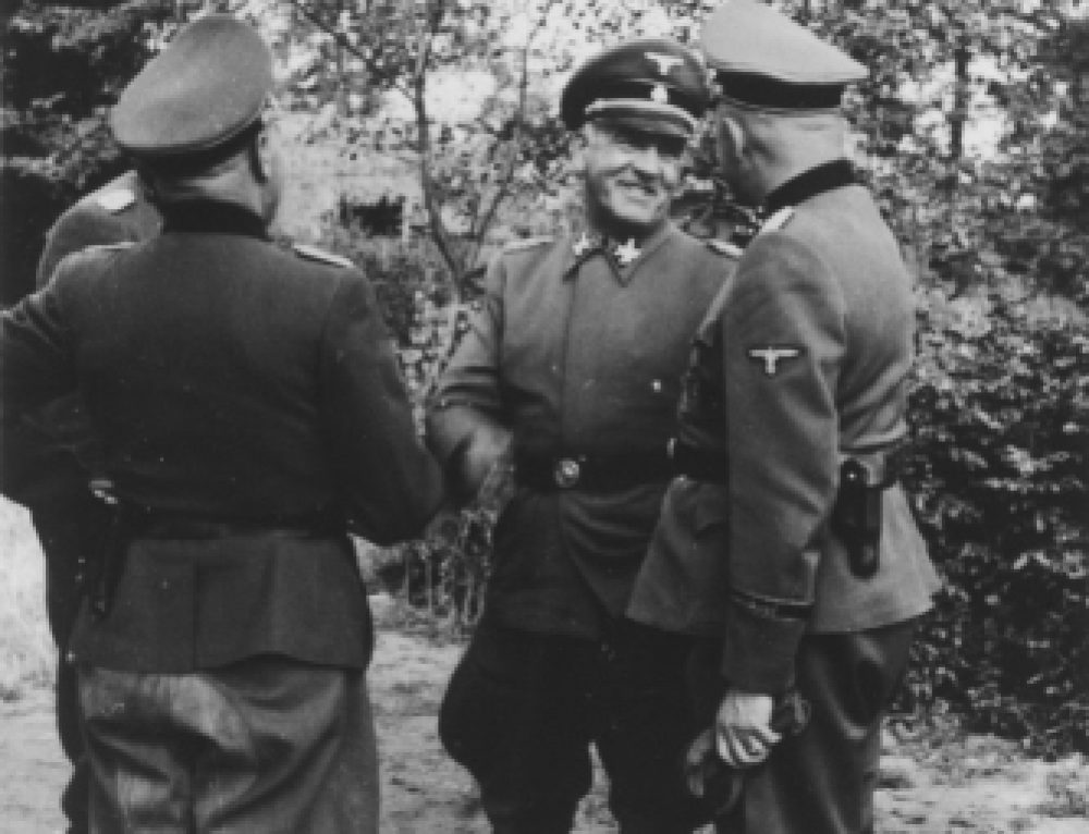 SS-Obersturmführer Rudolf Suttrop and Fellow SS Officers at Gross-Rosen ...